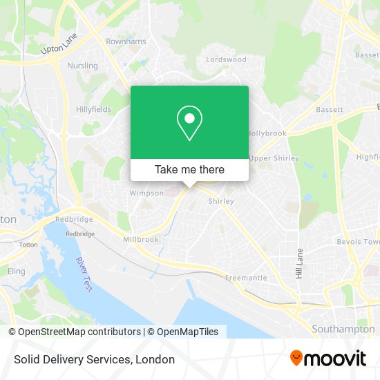 Solid Delivery Services map