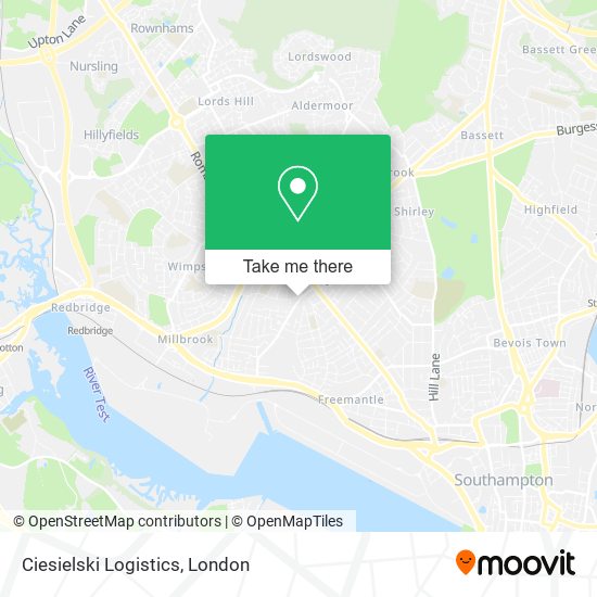 Ciesielski Logistics map