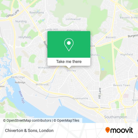 Chiverton & Sons map