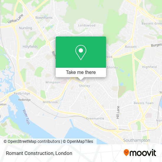 Romant Construction map