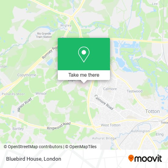 Bluebird House map