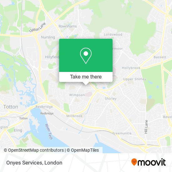 Onyes Services map