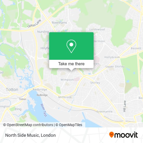 North Side Music map