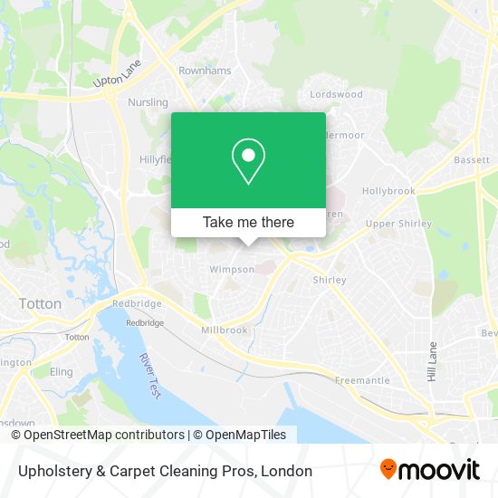 Upholstery & Carpet Cleaning Pros map