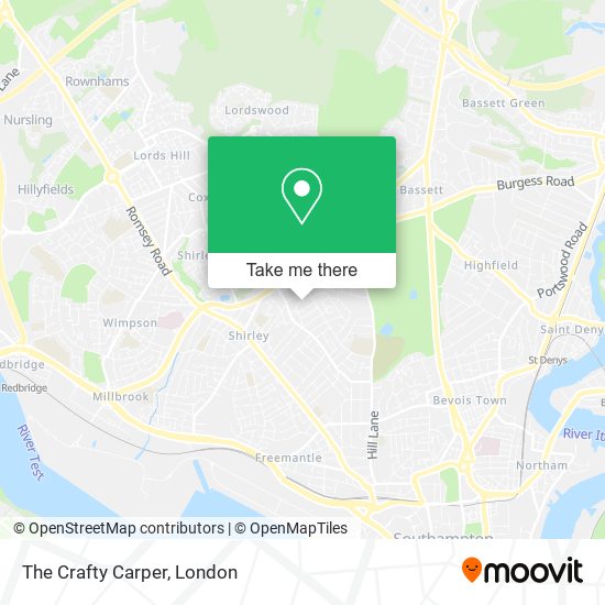 The Crafty Carper map