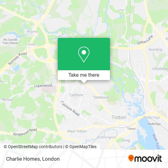 Charlie Homes map