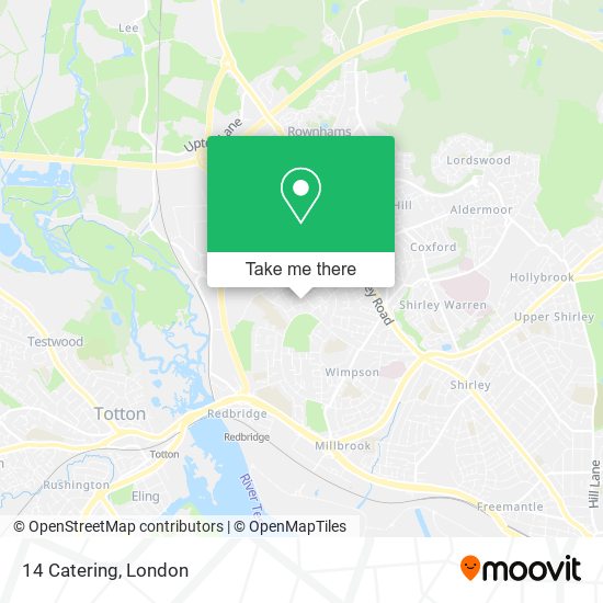 14 Catering map