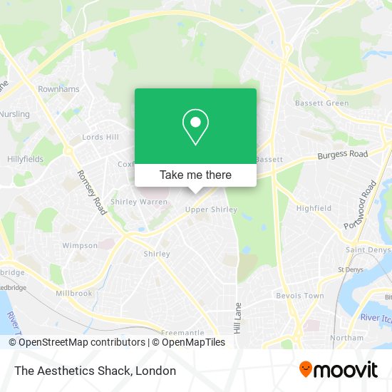 The Aesthetics Shack map