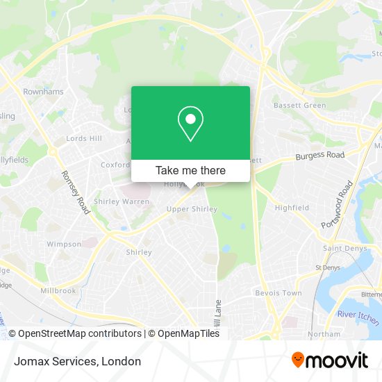 Jomax Services map