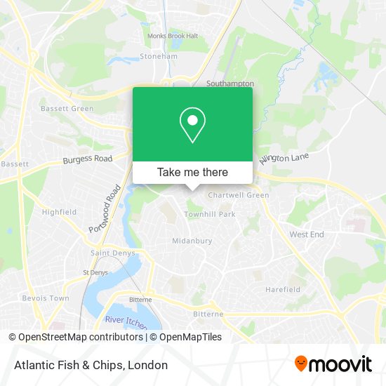 Atlantic Fish & Chips map