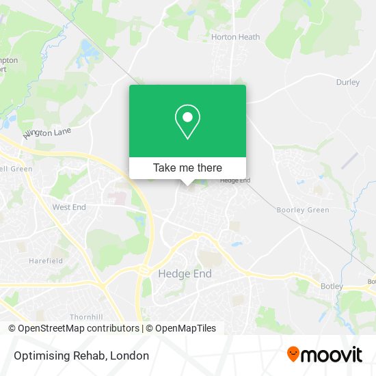 Optimising Rehab map