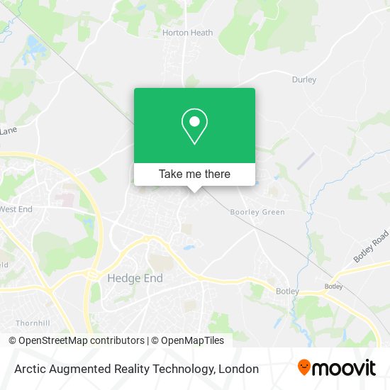 Arctic Augmented Reality Technology map
