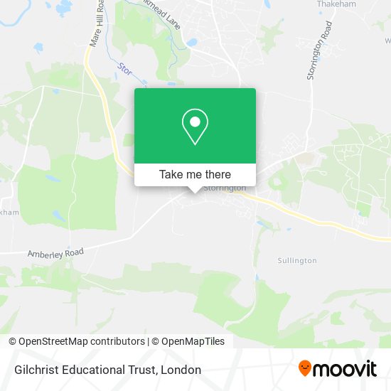 Gilchrist Educational Trust map