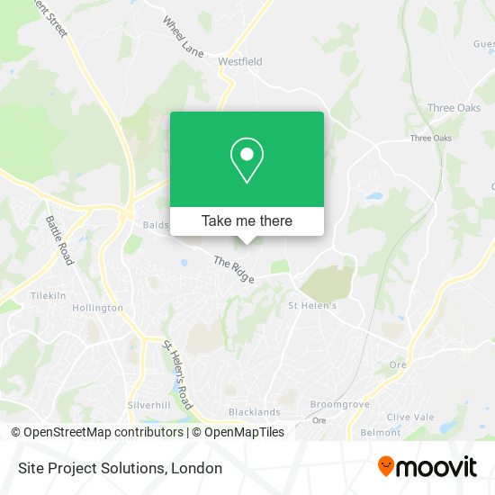 Site Project Solutions map