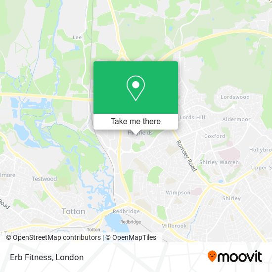 Erb Fitness map