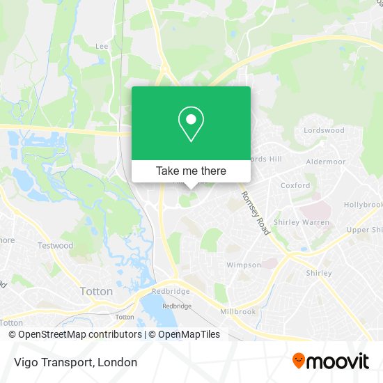 Vigo Transport map