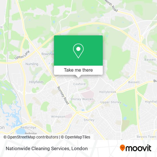 Nationwide Cleaning Services map