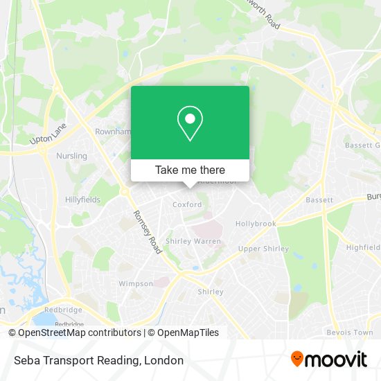 Seba Transport Reading map