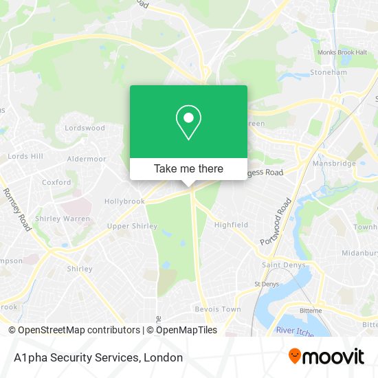 A1pha Security Services map