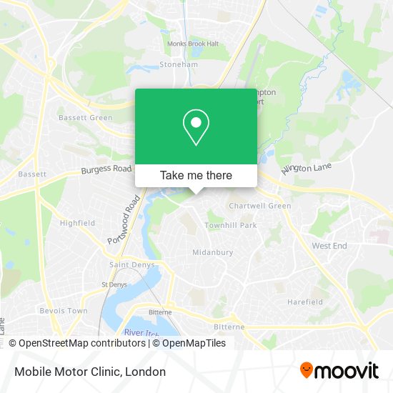 Mobile Motor Clinic map