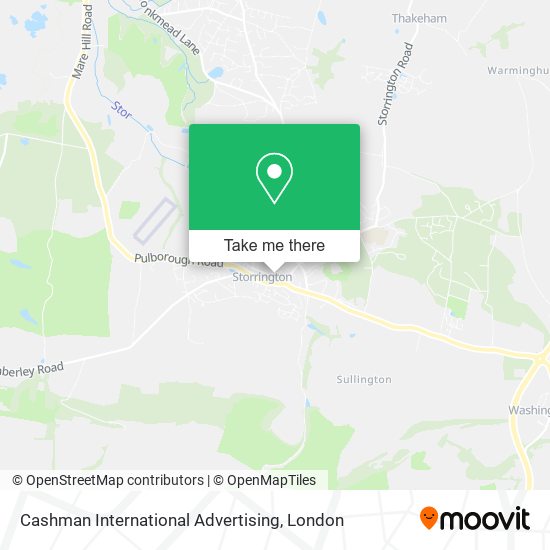 Cashman International Advertising map