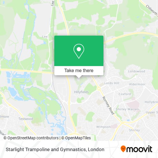 Starlight Trampoline and Gymnastics map