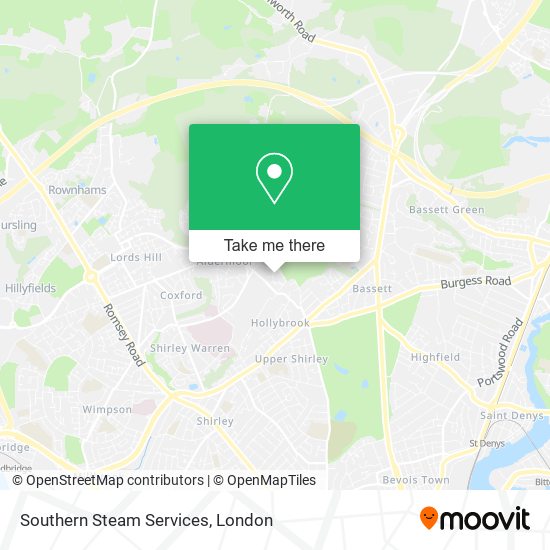 Southern Steam Services map