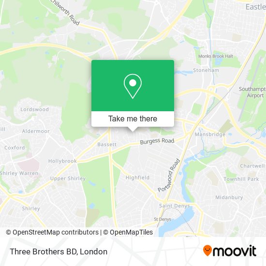 Three Brothers BD map