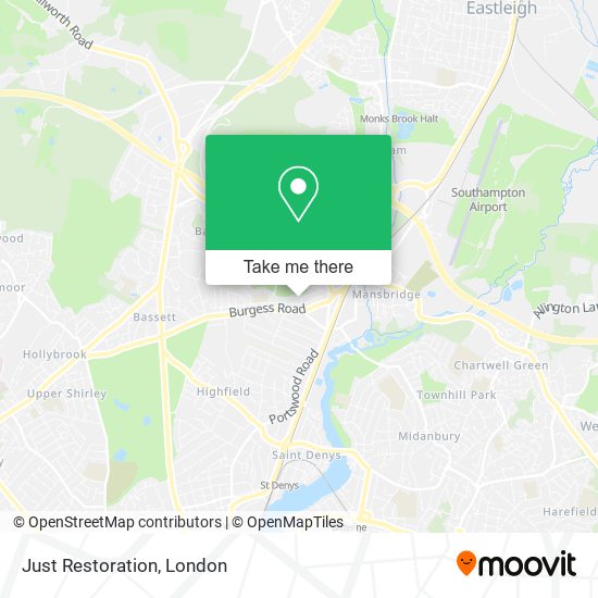 Just Restoration map