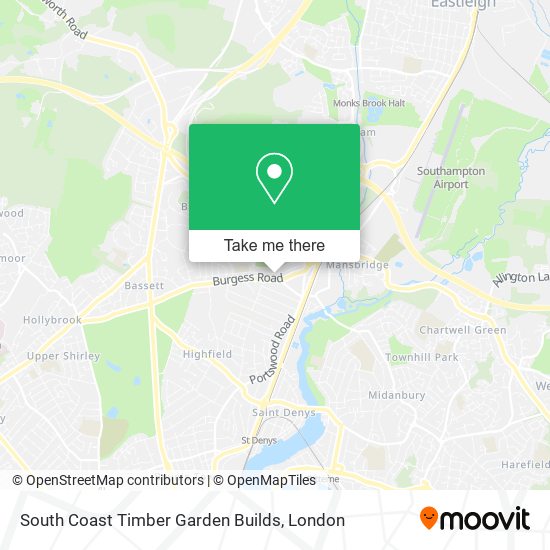 South Coast Timber Garden Builds map