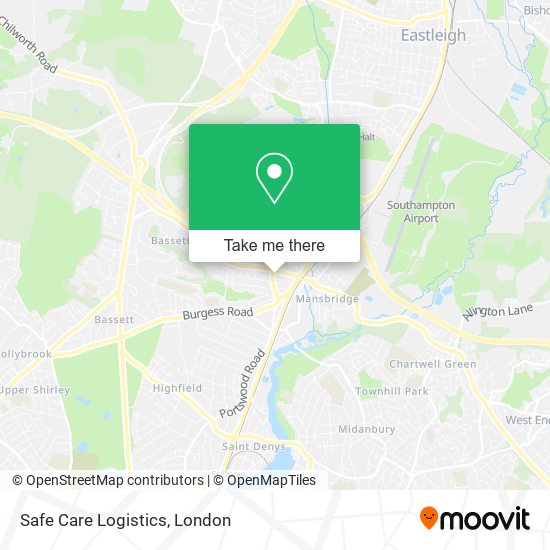 Safe Care Logistics map