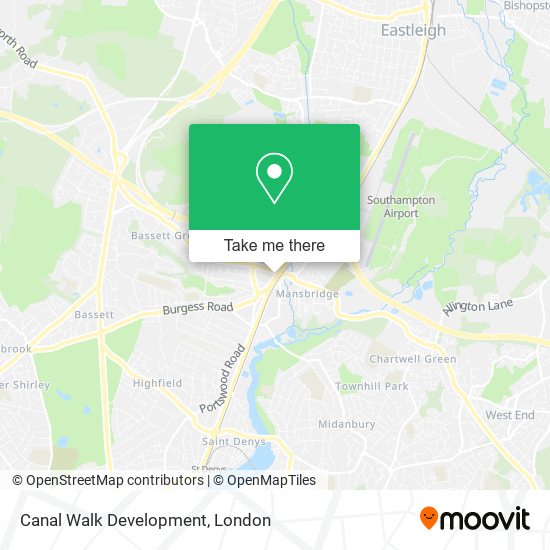 Canal Walk Development map