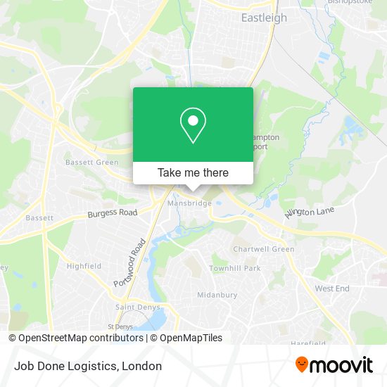 Job Done Logistics map