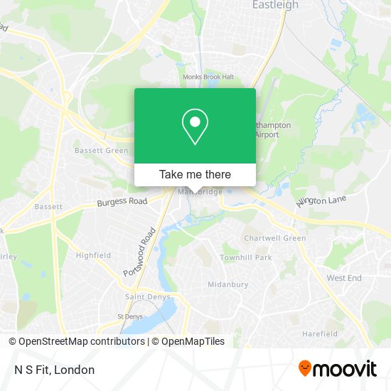 N S Fit map