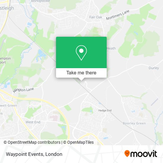 Waypoint Events map