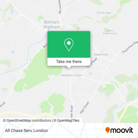 All Chase Serv map