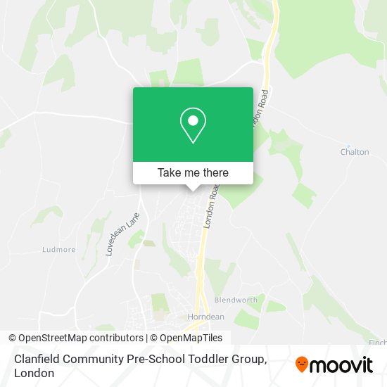 Clanfield Community Pre-School Toddler Group map