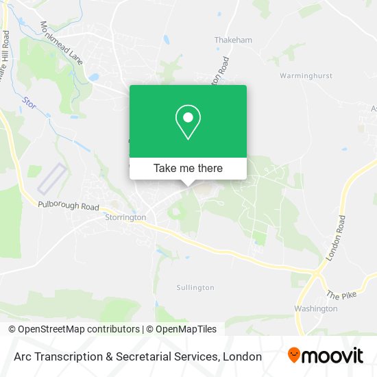Arc Transcription & Secretarial Services map