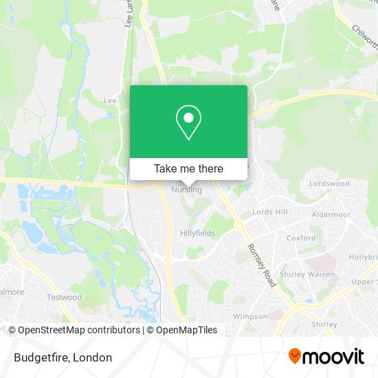 Budgetfire map