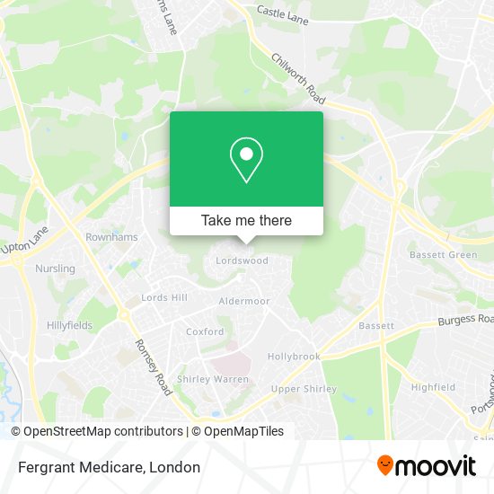 Fergrant Medicare map