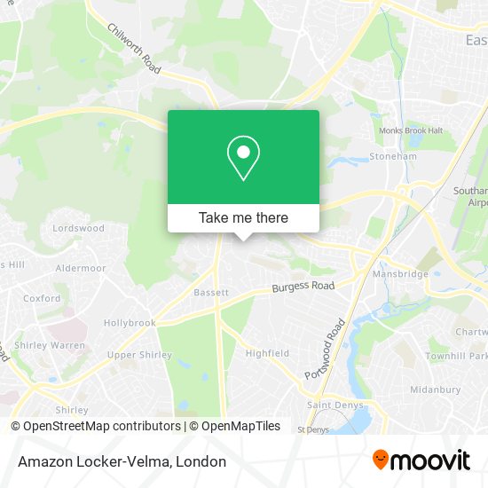 Amazon Locker-Velma map