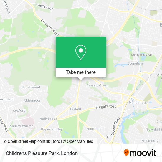 Childrens Pleasure Park map