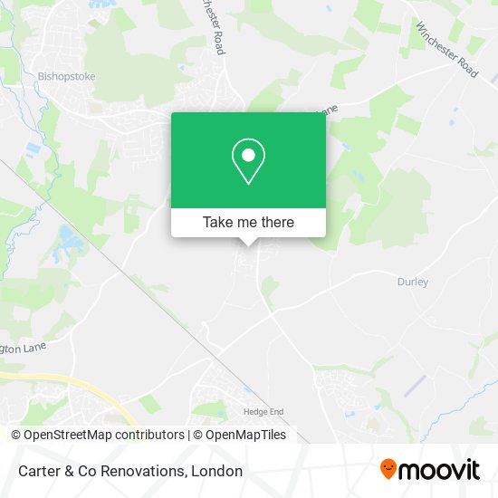 Carter & Co Renovations map