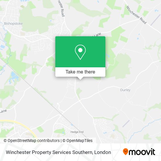 Winchester Property Services Southern map