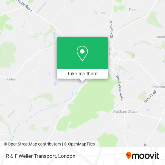 R & F Weller Transport map