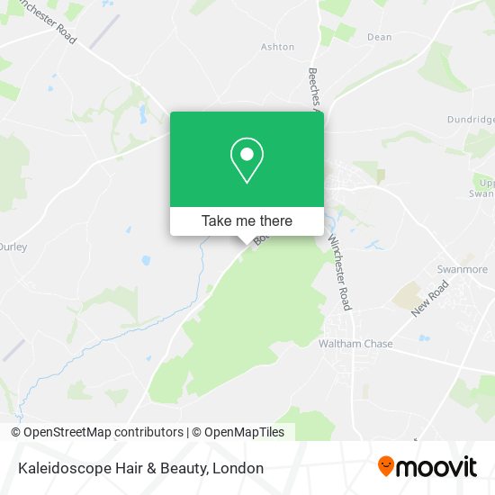 Kaleidoscope Hair & Beauty map