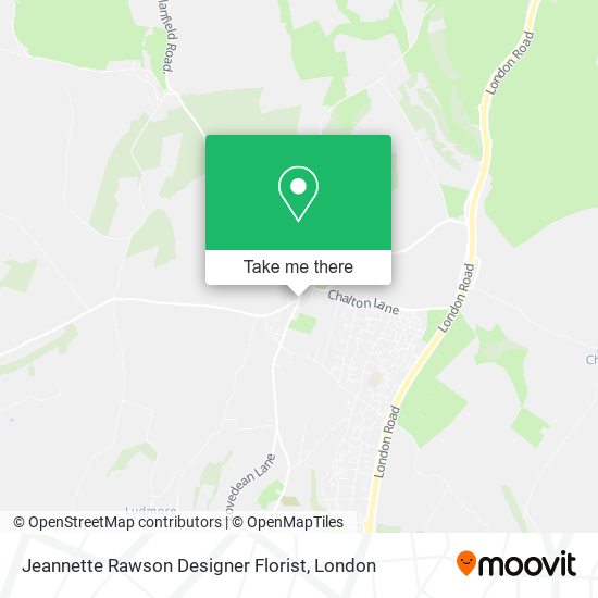 Jeannette Rawson Designer Florist map