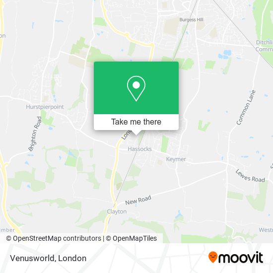 Venusworld map