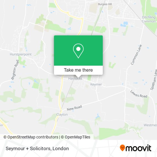 Seymour + Solicitors map