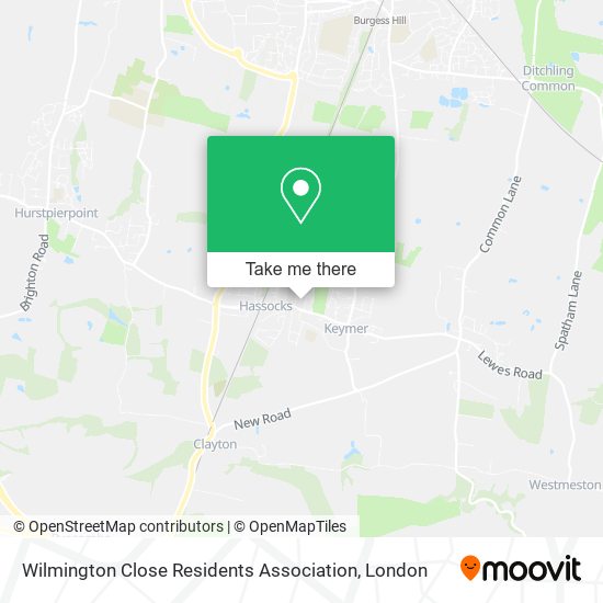 Wilmington Close Residents Association map